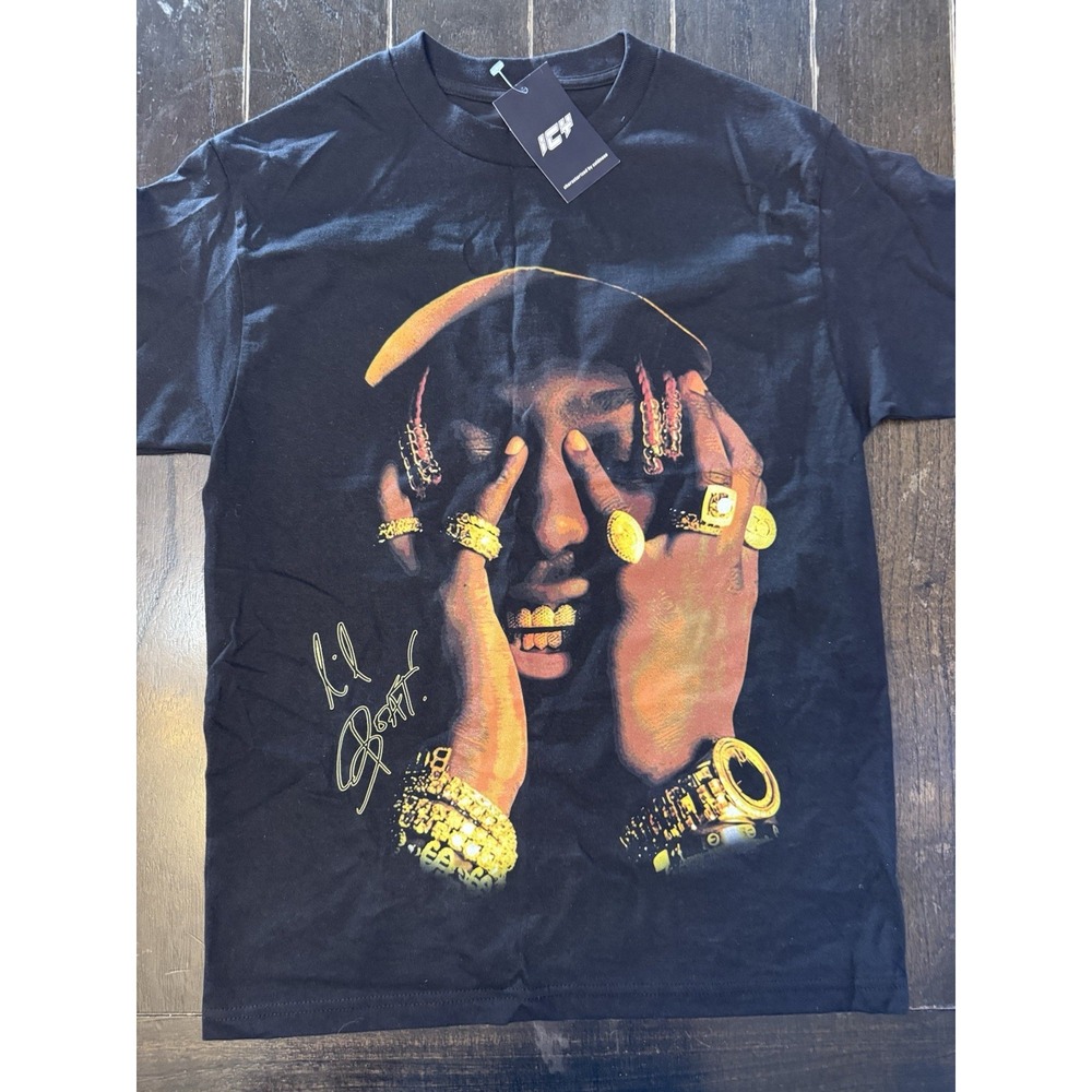 Lil Yachty ICY Graphic Tee Men's M NWT Black Rap Hip Hop Streetwear